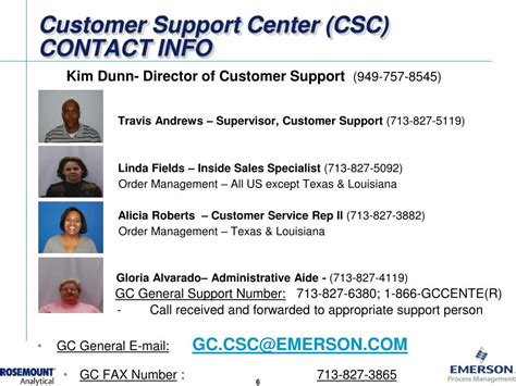csc customer support.